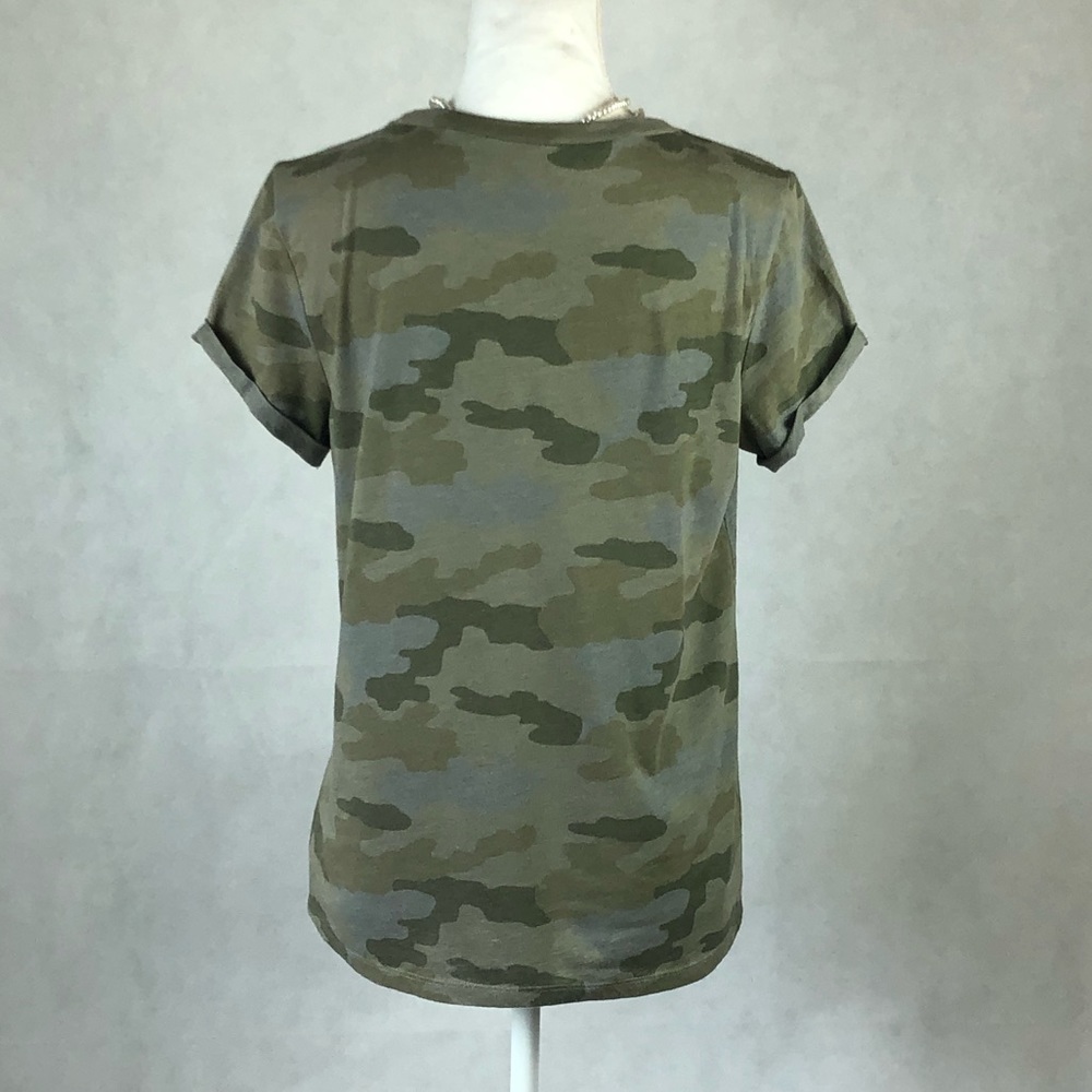 American Eagle Embroidered Camouflaged Tee - Picture 2 of 6